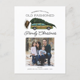 Cartão Postal De Festividades Foto da família natalícia da National Lampoon