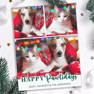 Cartão Postal De Festividades Foto de Cachorro de Pet Personalizado Moderno do F
