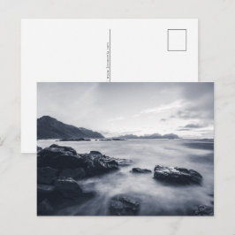 Cartão Postal De Festividades Foto de Paisagem Costeira da Noruega