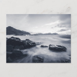 Cartão Postal De Festividades Foto de Paisagem Costeira da Noruega