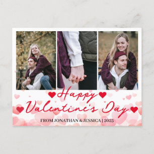 Cartão Postal De Festividades Foto do Casal de dia de os namorados Elegante Simp