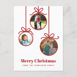 Cartão Postal De Festividades Foto do enfeites de natal 3
