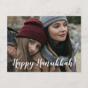 Cartão Postal De Festividades Foto Feliz Hanukkah