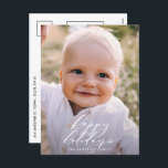 Cartão Postal De Festividades Foto mínima moderna feriado elegante de Natal<br><div class="desc">Folhagem mínima moderna,  festas felizes,  festas de Natal. A mão pintada de eucalipto,  folhagem mínima e coroa rattan moderna dão a este cartão de feriado uma sensação luxuosa. Em verdes clássicos,  castanhos e cinzentos.</div>