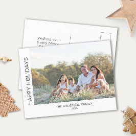 Cartão Postal De Festividades Foto Mínima sobre Feriados Felizes