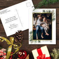 Foto no Dourado Quadro com Filtros de Pine Natal