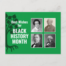 Cartão Postal De Festividades Foto personalizada do MÊS do HISTÓRICO NEGRO Moder