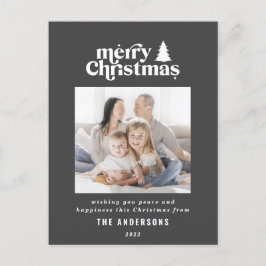 Cartão Postal De Festividades Fotografia gráfica de Natal mais feliz