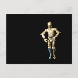 Cartão Postal De Festividades Fotografia legal do brinquedo de robô