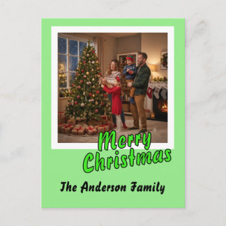 Cartão Postal De Festividades Fotos & roteiro personalizados Feliz Natal