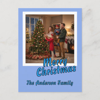 Cartão Postal De Festividades Fotos & roteiro personalizados Feliz Natal