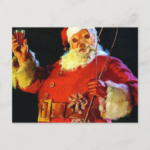 Cartão Postal De Festividades Fox É Outro Papai noel