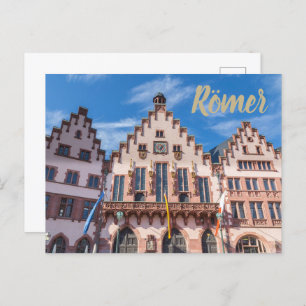 Cartão Postal De Festividades Frankfurter Roemer Alemanha Frankfurt