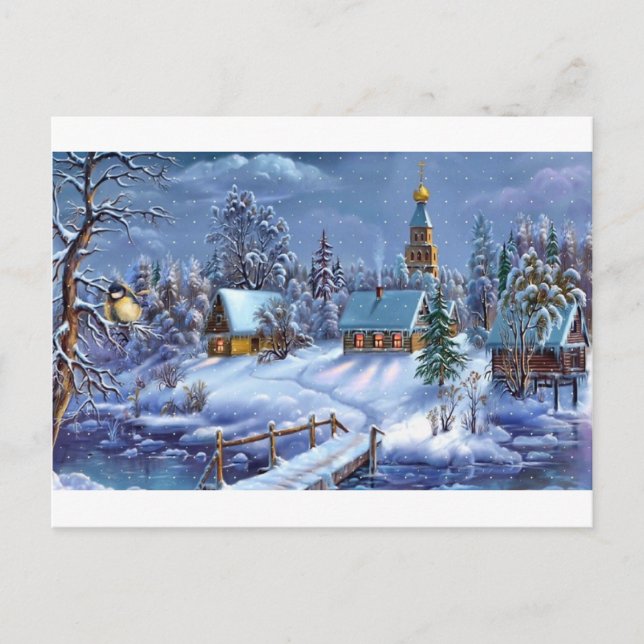 Cartão Postal De Festividades free christmas-powerpoint-background-8 (Frente)