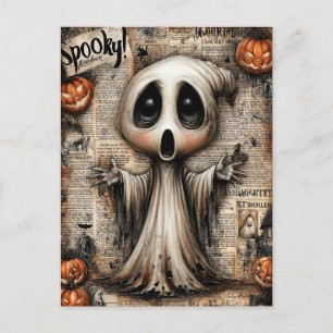 Cartão Postal De Festividades Fright & Delight Halloween