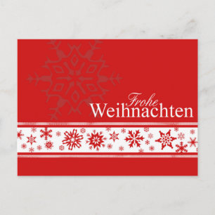 Cartão Postal De Festividades Frohe Weihnachten Cartão de Natal Alemão