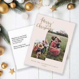 Cartão Postal De Festividades Frohe Weihnachten kundenspezifische Foto Feiertage