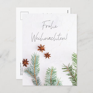 Cartão Postal De Festividades Frohe Weihnachten Moderne Weihnachtsgrusskarte