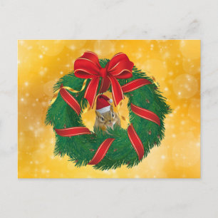 Cartão Postal De Festividades Frota de Natal de Chips Bonitos