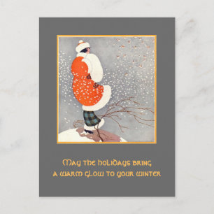 Cartão Postal De Festividades Fulgor do feriado