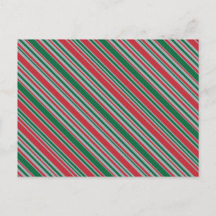 Cartão Postal De Festividades Fundo de faixas diagonais