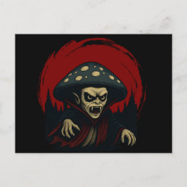 Cartão Postal De Festividades Fungos Dentes Que Sangram MycoVamp