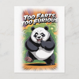 Cartão Postal De Festividades Funny and Colorful Parody Movie on a White
