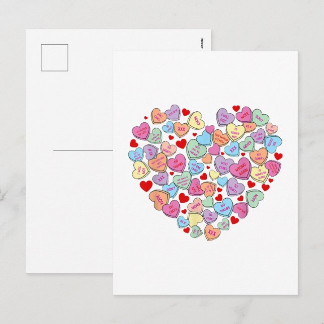 Cartão Postal De Festividades Funny Anti Dia de os namorados (Frente/Verso)