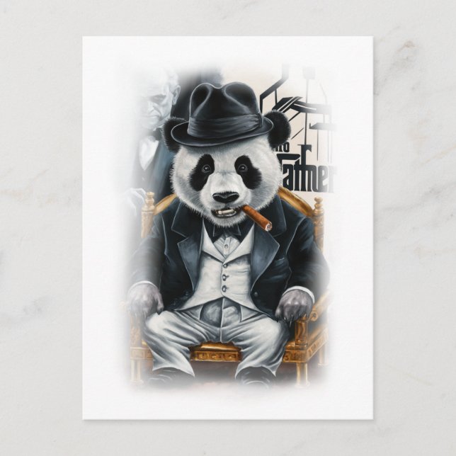 Cartão Postal De Festividades Funny Parody Movie Design on a White (Frente)