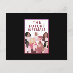 Cartão Postal De Festividades Futuro feminino