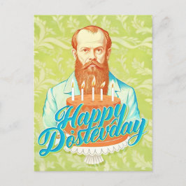 Cartão Postal De Festividades Fyodor Dostoevsky - Parabéns