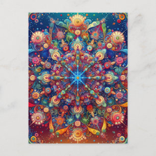 CARTÃO POSTAL DE FESTIVIDADES GALAXY STAR