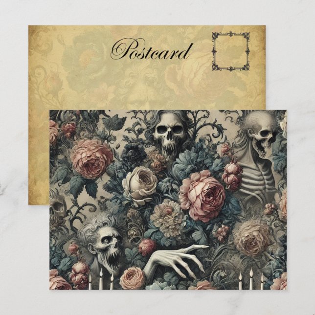 Cartão Postal De Festividades Gambit Ghoul - Vitoriano Gótico (Frente/Verso)