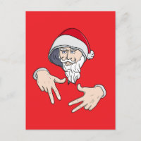 Gangsta legal Hip Hop Hand Rap Santa Claus