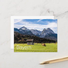 Cartão Postal De Festividades Garmisch Partenkirchen Alps Bavaria Alemanha