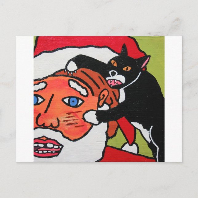 Cartão Postal De Festividades Garras de Gracie (Frente)