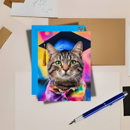 Cartão Postal De Festividades Gatinho de Jazzy