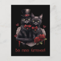 Gatos do Gótico do dia de os namorados