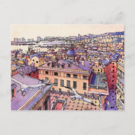 Cartão Postal De Festividades Genova