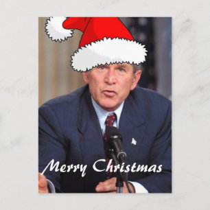 Cartão Postal De Festividades George W. Bush, Humor de Natal