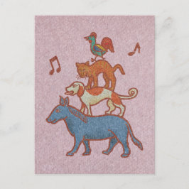 Cartão Postal De Festividades German Medieval Band: Geh Bremen!