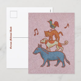 Cartão Postal De Festividades German Medieval Band: Geh Bremen!