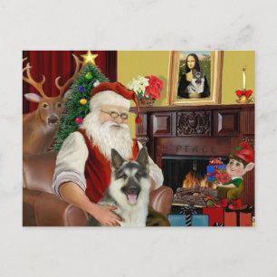 Cartão Postal De Festividades German shepherd nº 9