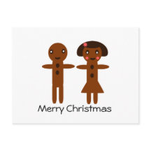 Gingercake Man and Girl Feliz Natal