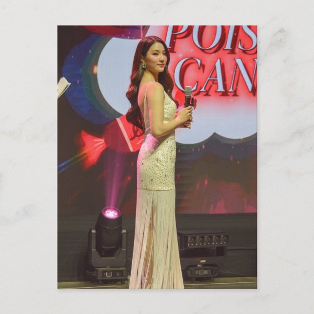 Cartão Postal De Festividades Ginny Natnicha (Frente)