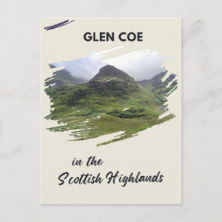 Cartão Postal De Festividades Glen Coe