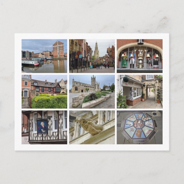 Cartão Postal De Festividades Gloucester (Frente)