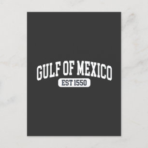 Cartão Postal De Festividades Golfo do México desde 1550 América Humor