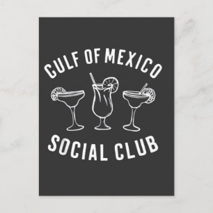 Cartão Postal De Festividades Golfo do México - Retro do Funny Club Social