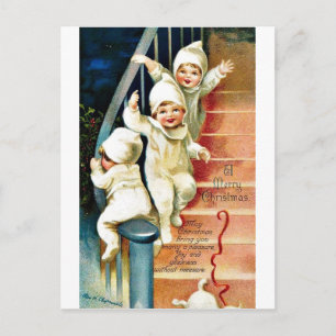 Cartão Postal De Festividades Good Old Christmas